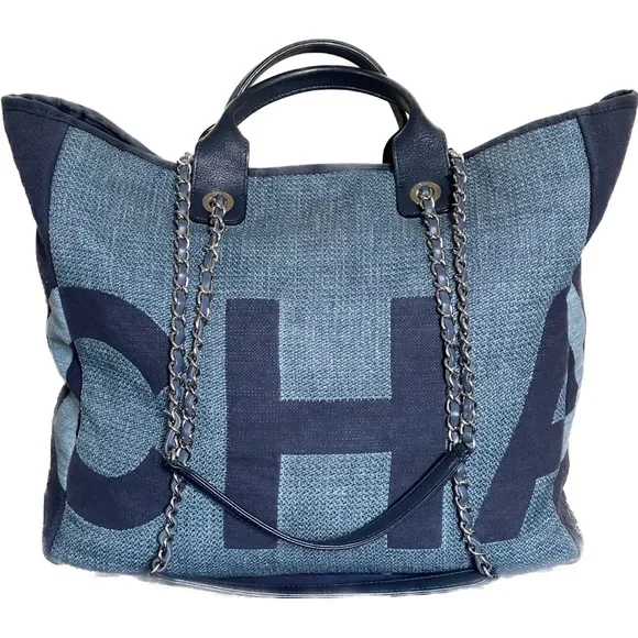Chanel large shopping bag 2018 sale